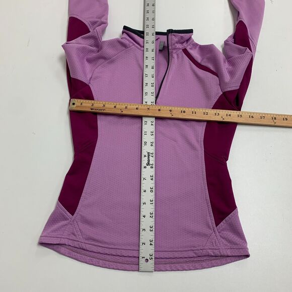 Nike Sphere Dry Sweatshirt Womens XS Extra Small Violet Quarter Zip Pullover Top - Picture 9 of 14